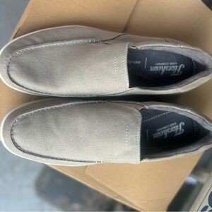 Florsheim Men’s Olive Canvas Slip-On Loafers